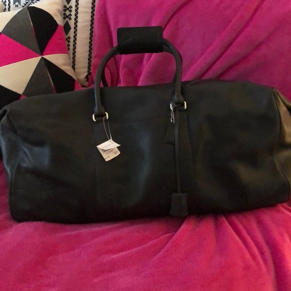 NWT Coach Leather Duffle Bag - Picture 1 of 4